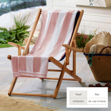Load image into Gallery viewer, Striped Cabana Beach Towel - Edgartown Collection