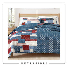 Load image into Gallery viewer, Americana Patchwork Quilt Set - Lowel Collection
