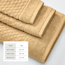 Load image into Gallery viewer, Cotton Diamond Waffle Weave Bath Towel Set - Grayson Collection
