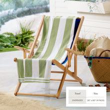 Load image into Gallery viewer, Striped Cabana Beach Towel - Edgartown Collection