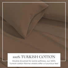Load image into Gallery viewer, Cotton Solid Flannel Sheet - Nordic Collection