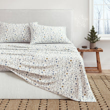 Load image into Gallery viewer, Turkish Cotton Flannel Sheet Set - Winter Floral Collection