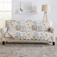 Load image into Gallery viewer, Reversible Floral Patchwork Furniture Protector - Maribel Collection