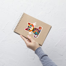 Load image into Gallery viewer, “Yarn Whiskers” Vinyl Sticker – Designed by Nicole Snow