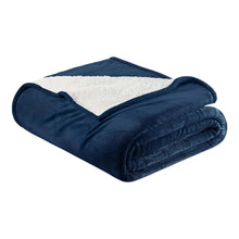 Load image into Gallery viewer, Velvet Plush Sherpa Bed Blanket - Sherpa Fleece Collection