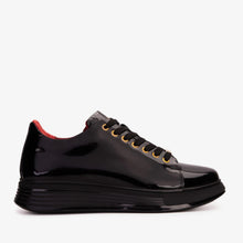 Load image into Gallery viewer, The Peklin Patent Black Leather Men Sneaker