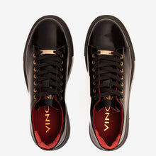 Load image into Gallery viewer, The Peklin Patent Black Leather Men Sneaker