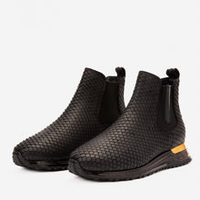 Load image into Gallery viewer, The Panther Black Leather Men Chelsea Boot
