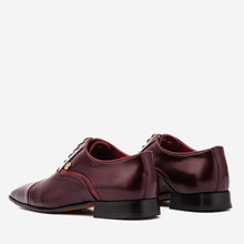 Load image into Gallery viewer, The Rockwell Handmade Burgundy Leather Cap Toe Oxford Men Shoe