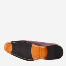 Load image into Gallery viewer, The Rockwell Handmade Burgundy Leather Cap Toe Oxford Men Shoe
