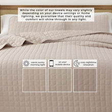Load image into Gallery viewer, Box-Stitched Seersucker Quilt Set - Seersucker Collection