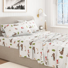 Load image into Gallery viewer, Turkish Cotton Christmas Flannel Sheet - Whittaker Collection