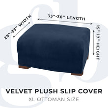 Load image into Gallery viewer, Velvet Stretch Slipcover - Gale Collection