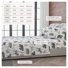 Load image into Gallery viewer, Lodge Printed Sheet Set - Mountain Ridge Collection