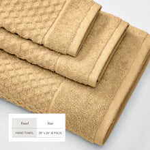 Load image into Gallery viewer, Cotton Diamond Waffle Weave Bath Towel Set - Grayson Collection