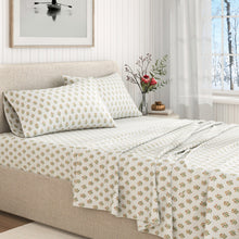 Load image into Gallery viewer, Turkish Cotton Flannel Sheet Set - Winter Floral Collection