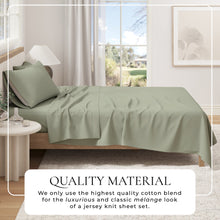 Load image into Gallery viewer, 100% Organic Cotton Jersey Knit Sheets