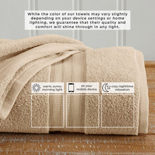 Load image into Gallery viewer, 100% Cotton Premium Bath Towel Set - Chiara Collection