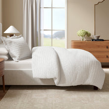 Load image into Gallery viewer, 100% Cotton Honeycomb Waffle Duvet Set - Mattea Collection