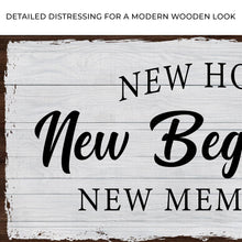 Load image into Gallery viewer, New Home Sign