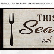 Load image into Gallery viewer, Kitchen Seasoned With Love Sign lll