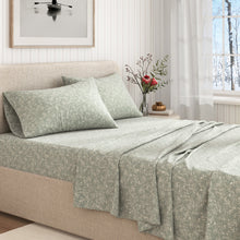 Load image into Gallery viewer, Turkish Cotton Flannel Sheet Set - Winter Floral Collection